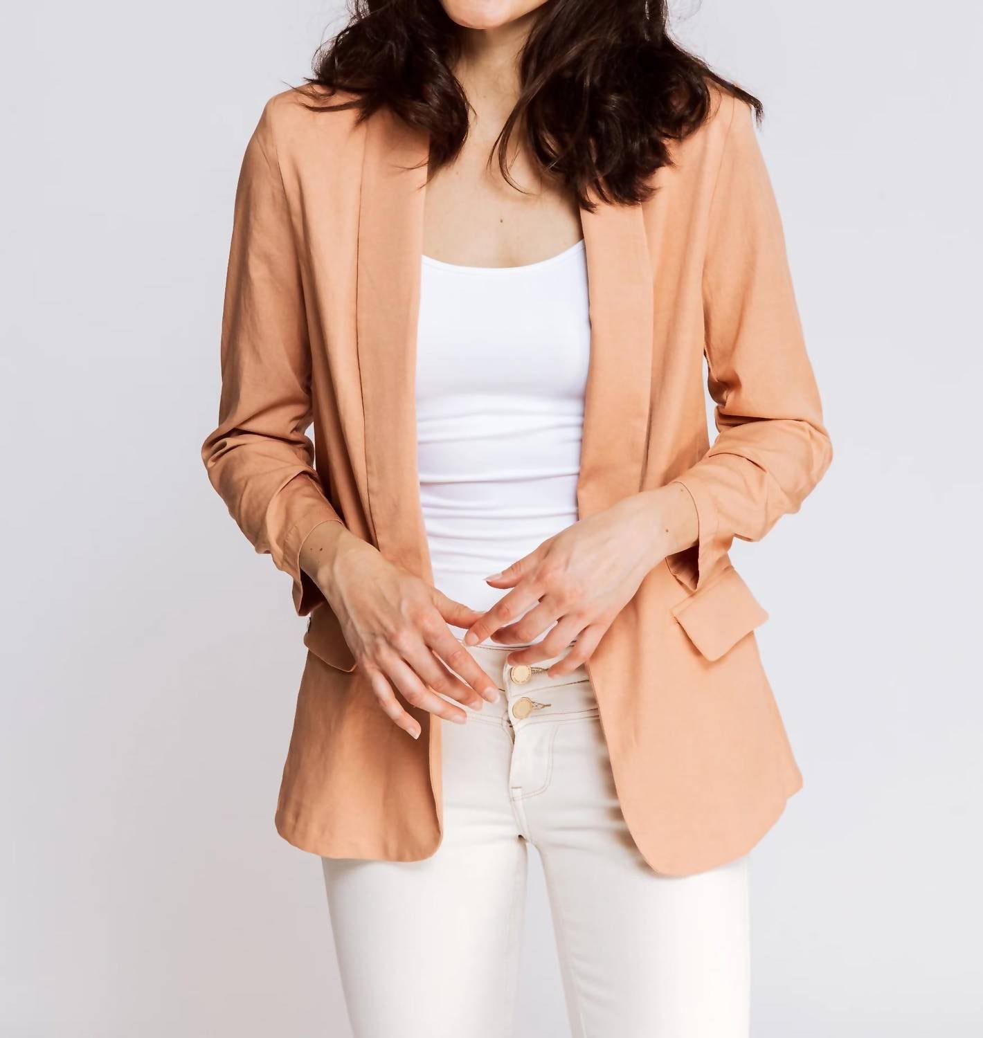 Zhrill HELEN BLAZER in peach - women's jacket