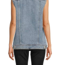 Amanda Uprichard - Rhinestone Embellished Button Greyson Denim Vest