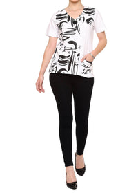 Parsley & Sage - Roma Short Sleeve Pocket Top