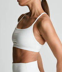 YEAR OF OURS Stretch Studio Bralette in white - women's intimate - view 4