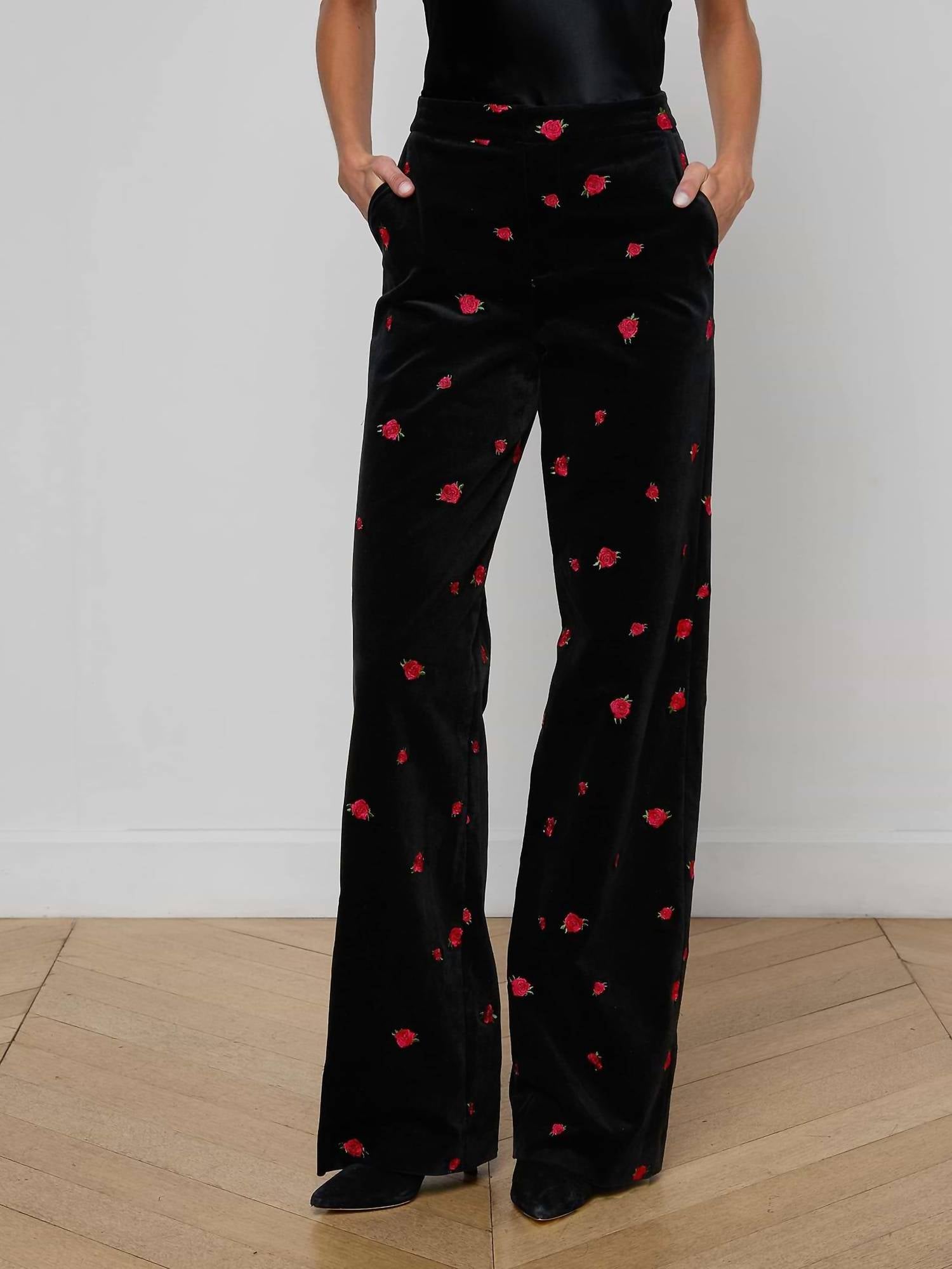 L'Agence - Livvy Velvet Trouser