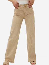 Esqualo - Wide Leg Washed Jeans