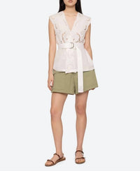 Sea - Dahlia Sleeveless Eyelet Vest