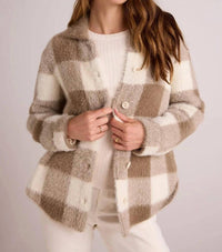 Bella Dahl - KNITTED FUZZY SHACKET