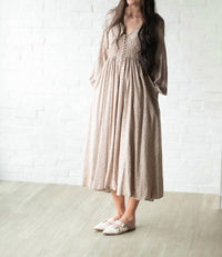 In-Loom - Women's Smocked Midi Dress