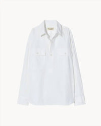 NILI LOTAN Women's Shae Shirt in white - women's shirt