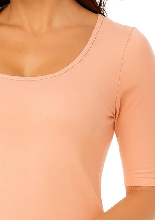 Angel Apparel - Short Sleeve Scoop Neck Tee