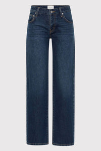 St. Agni 90's Low Rise Jean in dark indigo - women's jeans - alternate view