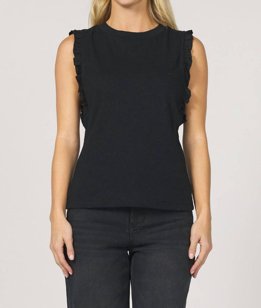 Dear John Denim - Bridgette Suede Ruffle Top