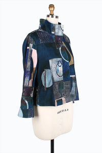 Damee - Women's Multi Pattern Biker Jacket