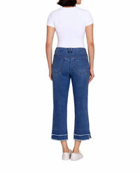 Multiples - Double Fringe Hem Cropped Pants