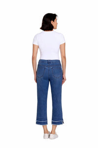 Multiples - Double Fringe Hem Cropped Pants