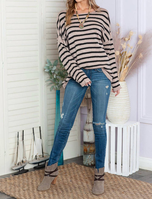 Shewin - Stripe Sweater