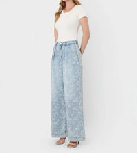 Flying Monkey - Shower Me Wide Leg Jean
