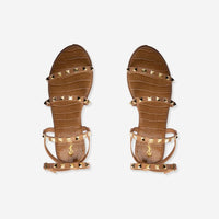 Qupid - Women's Studded Strappy Sandals