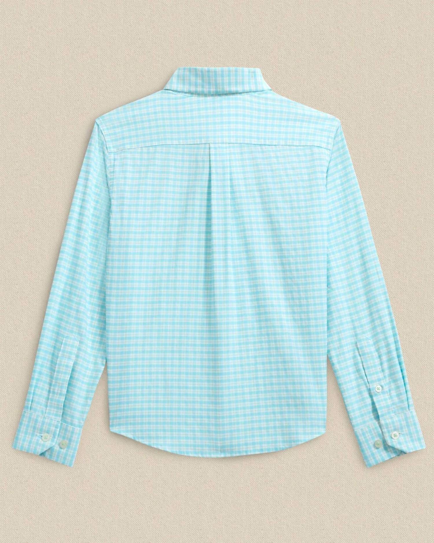 Southern Tide - Boy's Precheck Plaid Coastal Sport Shirt