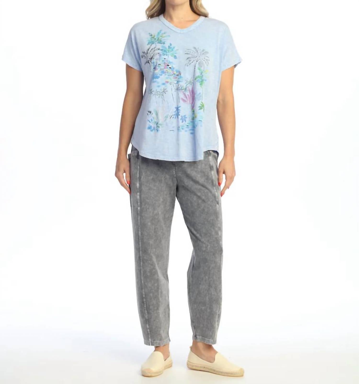 Jess & Jane - Mineral Washed Cotton Top