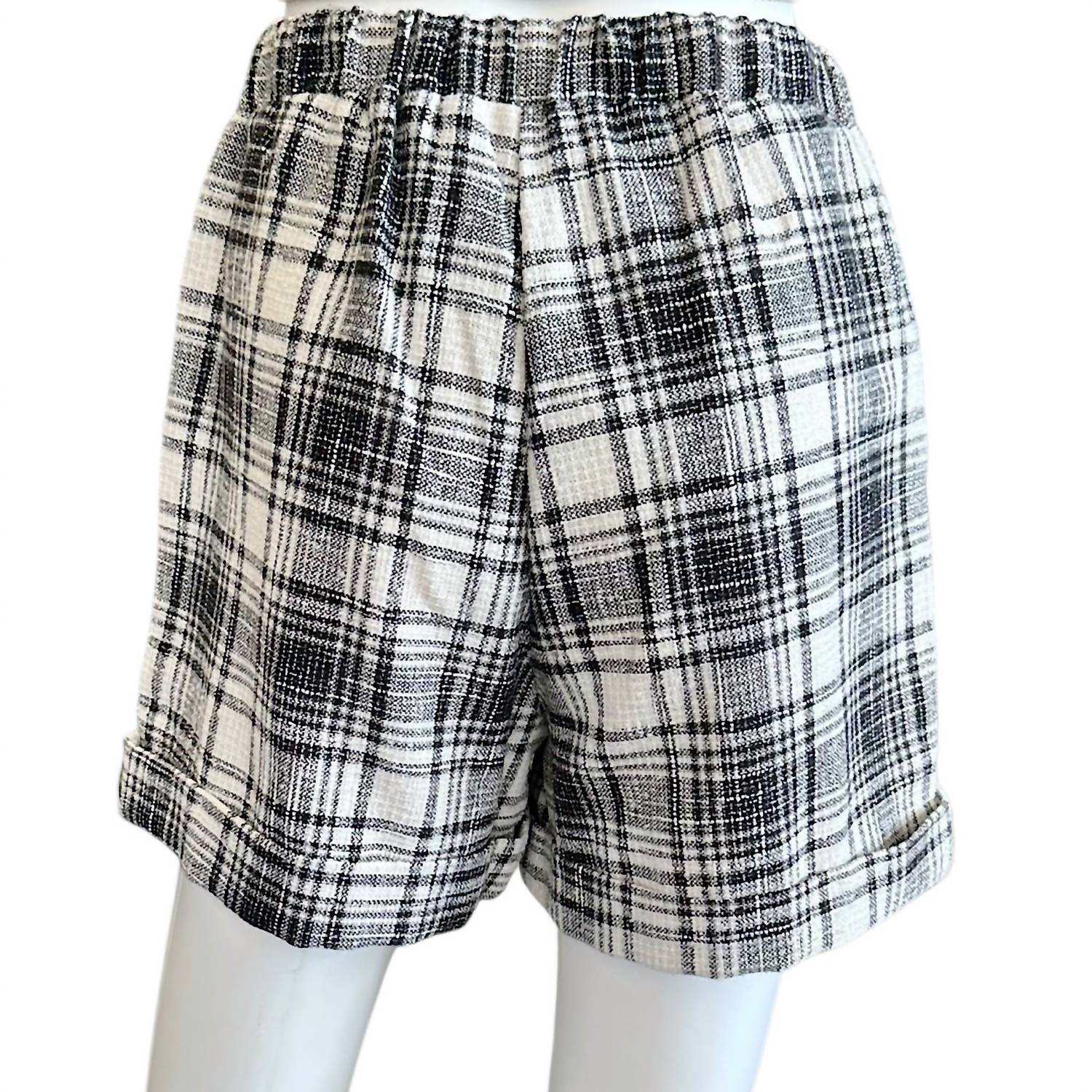 Blue B - Women's Plaid Flannel Short