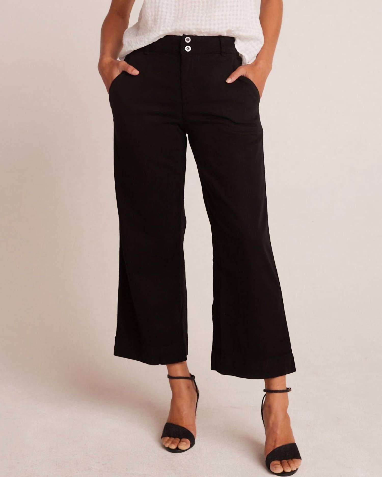 Bella Dahl - Open Hem Wide Leg Crop Jeans