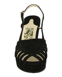 Salvatore Ferragamo - Women's Claretta Suede Wedge Sandal