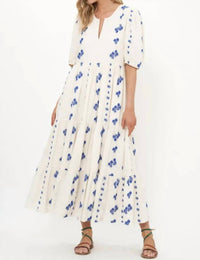 Oliphant - Puff Sleeve Maxi Dress