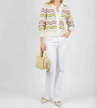 Aldo Martins - Kilie Waves Button Front Cardigan