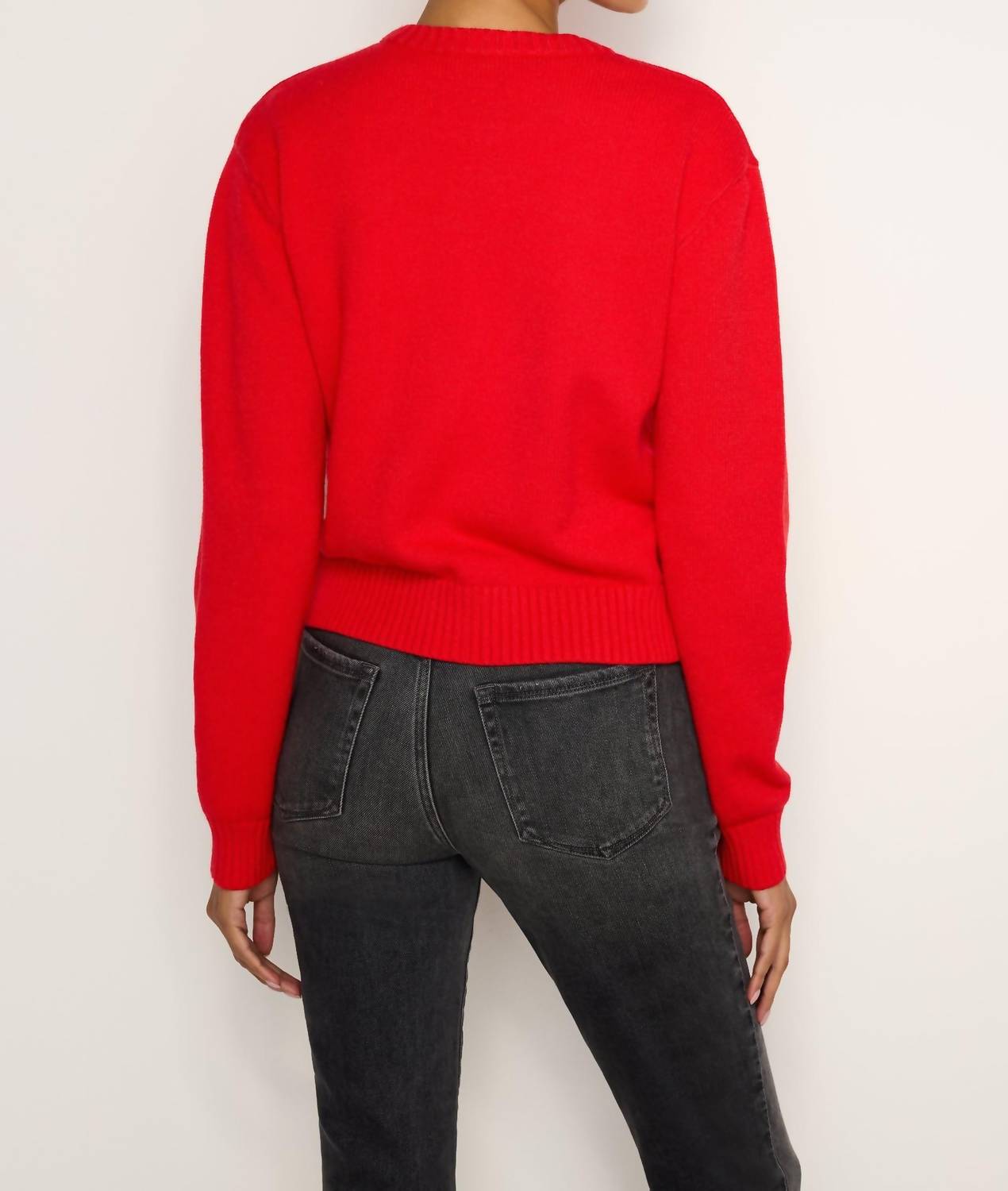 Good American - Cozy Crewneck Sweater Top