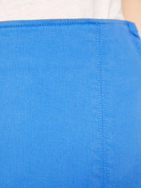 Mother - Side Splitter Mini Skirt