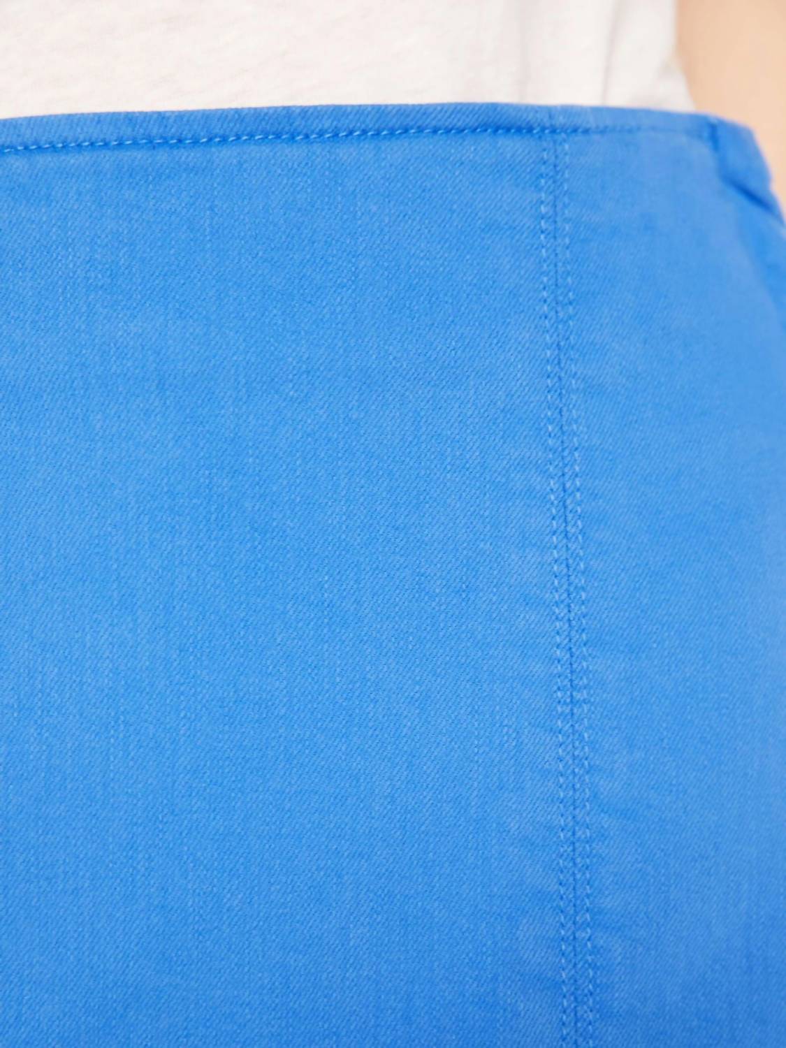 Mother - Side Splitter Mini Skirt