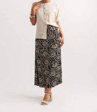 Papillon - Short Sleeve Button Front Top