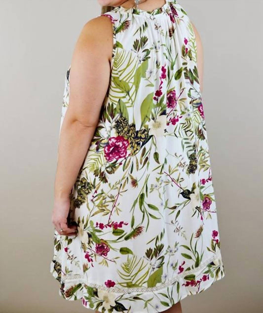 Umgee - Floral Shift Dress - Plus