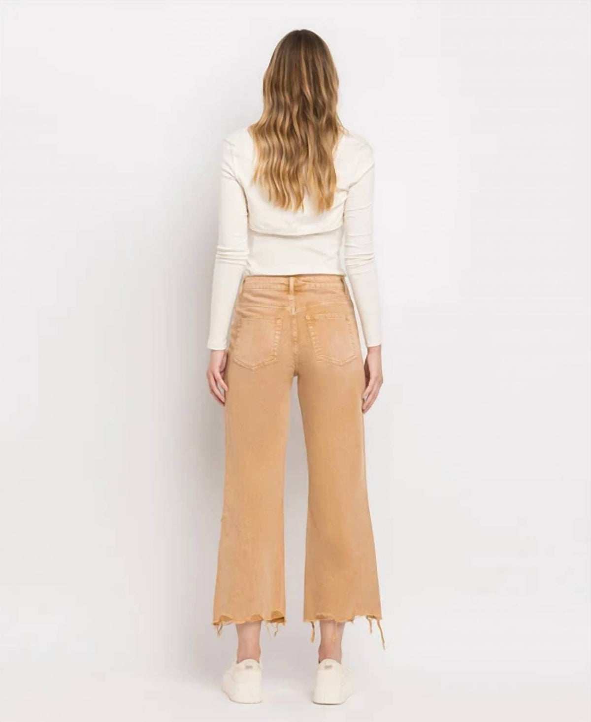 Vervet By Flying Monkey - Super High Rise 90s Vintage Crop Flare Jeans