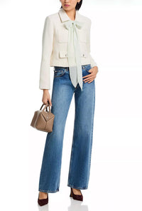 STEVE MADDEN Alise Tweed Blazer in ivory - women's jacket - view 5