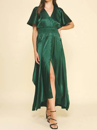 Pinch - Chiffon Slit Detailed Maxi Dress