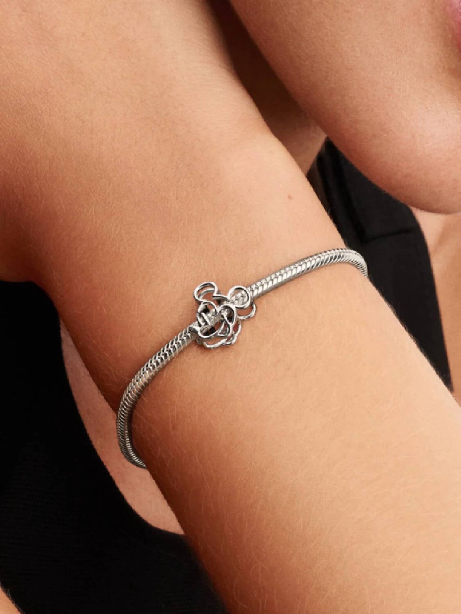 Pandora - Women's Disney Mickey Mouse Openwork Charm