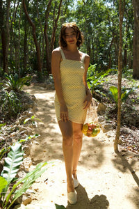 Miguelina - Kira Circle Lace Mini Dress