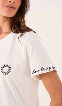 Dress To - Embroidered Sun Top