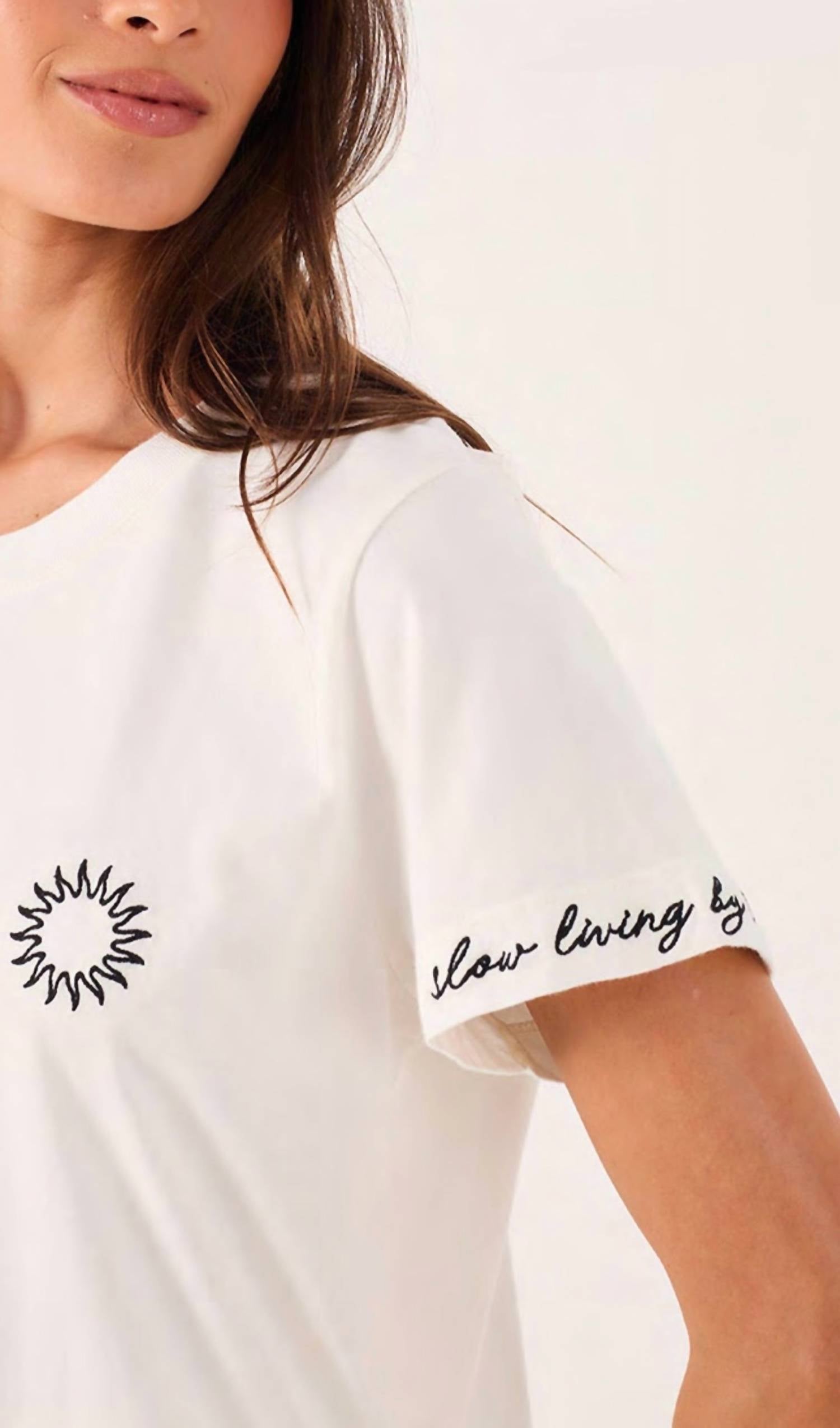 Dress To - Embroidered Sun Top