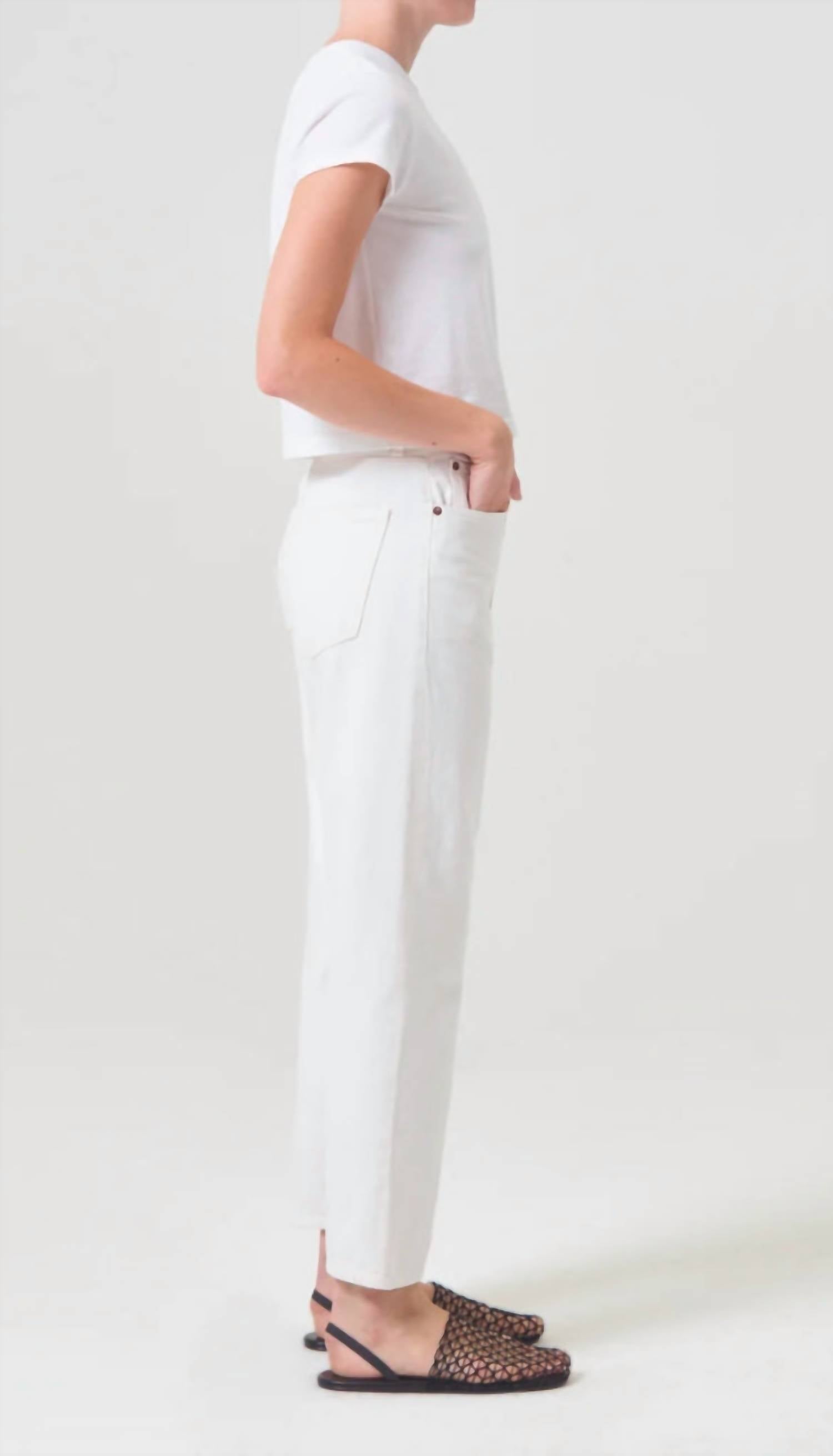 Agolde - 90's Crop Midrise Loose Straight Jeans