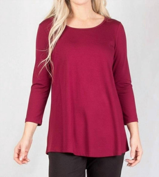 Pure Essence - Bamboo 3/4 Sleeve Tee