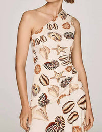 Farm Rio - One Shoulder Maxi Dress