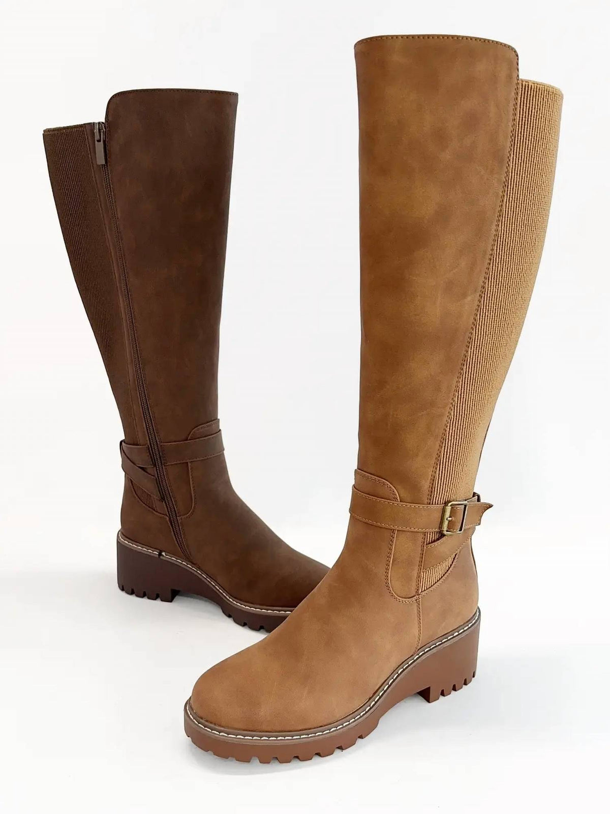 Ccocci - Women's Agenda 28 Elastic Back Panel Tall Riding Boots