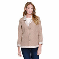 Multiples - Reversible Quilted Jacket