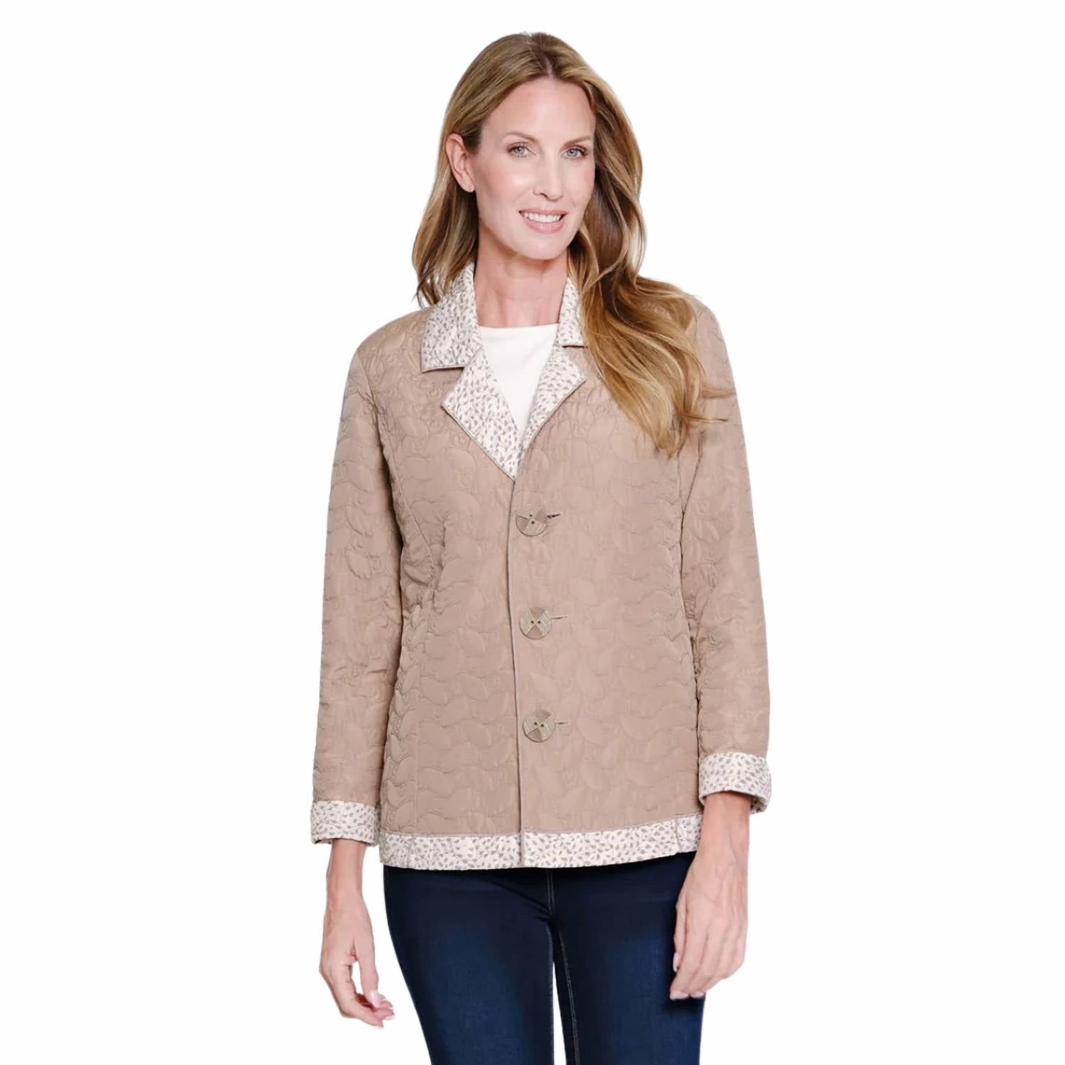 Multiples - Reversible Quilted Jacket