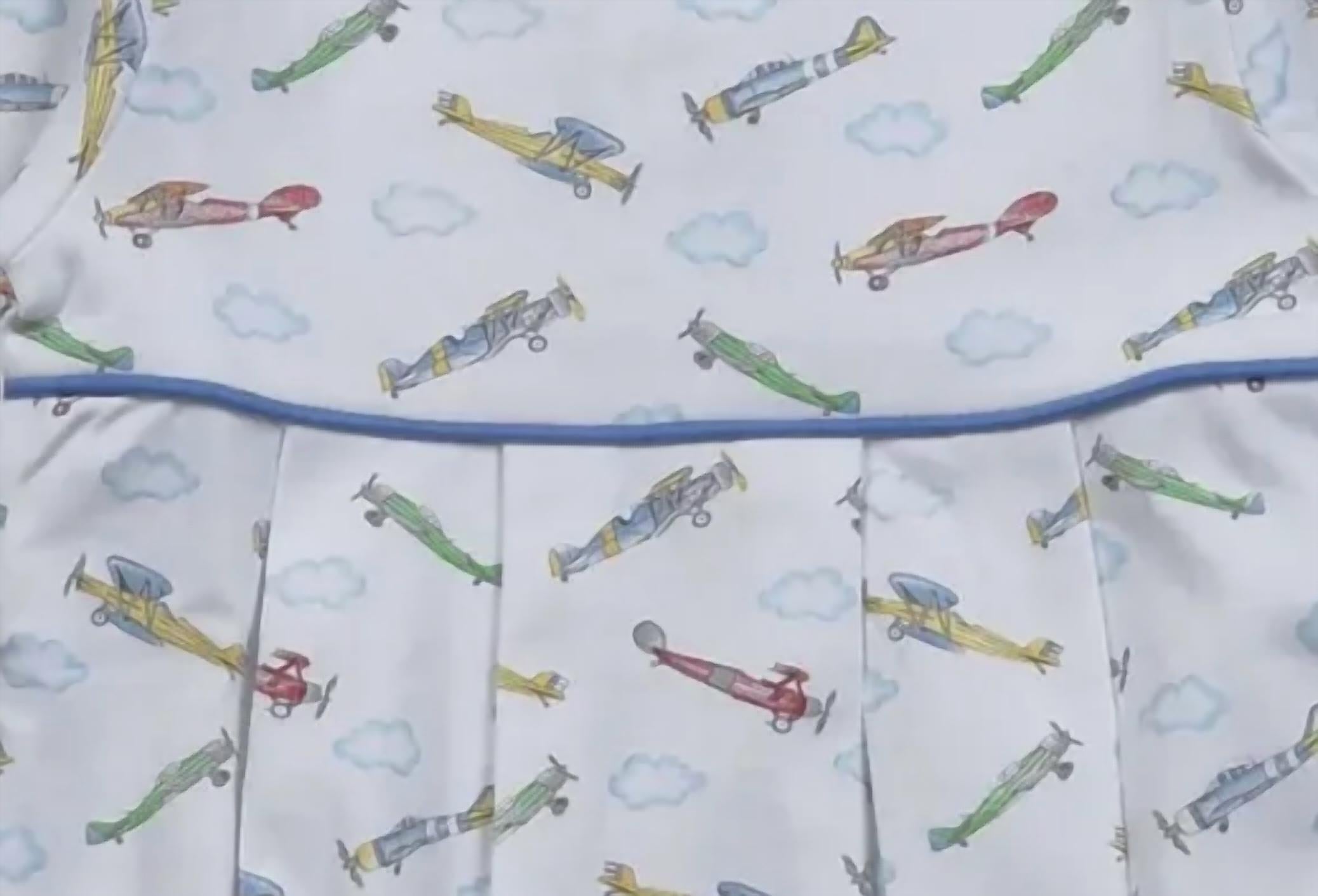Baby Loren - Kid's Airplane Pima Playsuit Romper