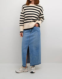 Kaffe - Marie Round Neck Casual Fit Pullover Sweater