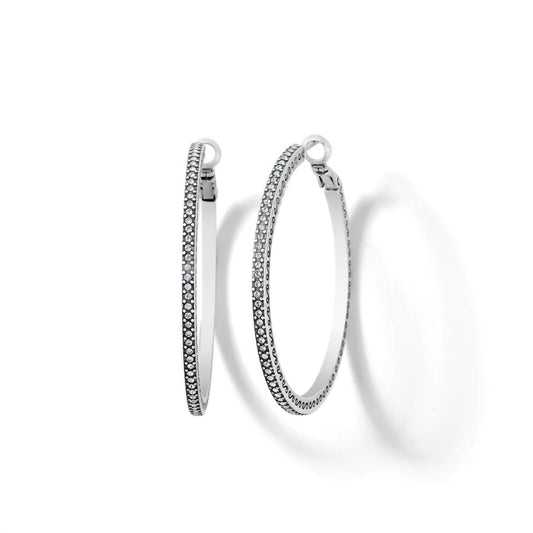 Brighton - Women's Thin Large Hoop Earrings