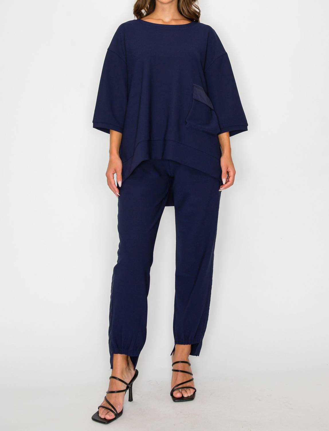 Joh - Karen Knit Crepe Top