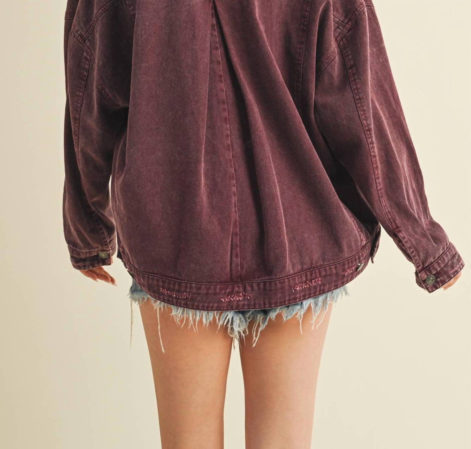 Mustard Seed - BACK PLEATED JACKET