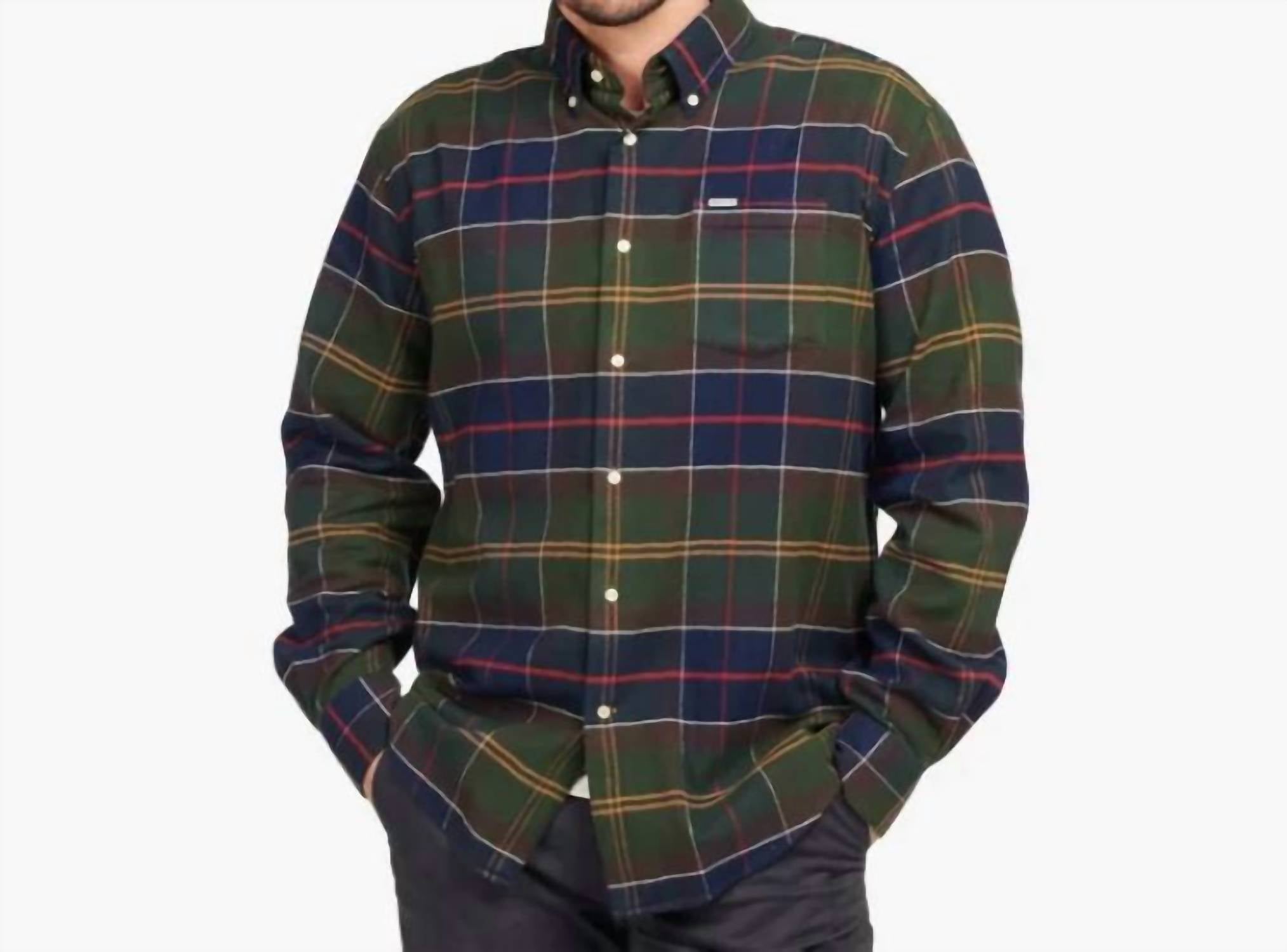 Barbour Hogside Tartan Regular Long-Sleeved Shirt in classic - men's shirt